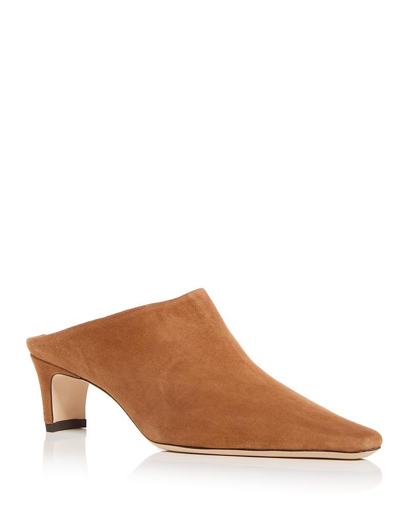 Womens Wally 55MM Suede Mules Product Image