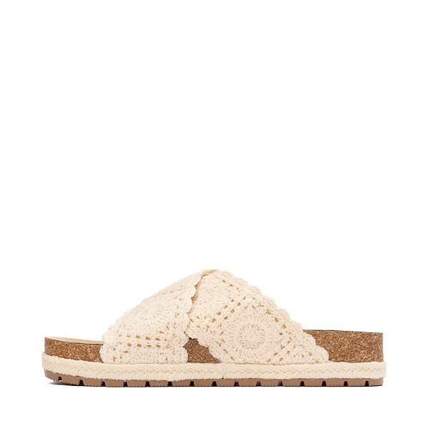 Womens Dirty Laundry Tacoma Crochet Slide Sandal - Cream Product Image