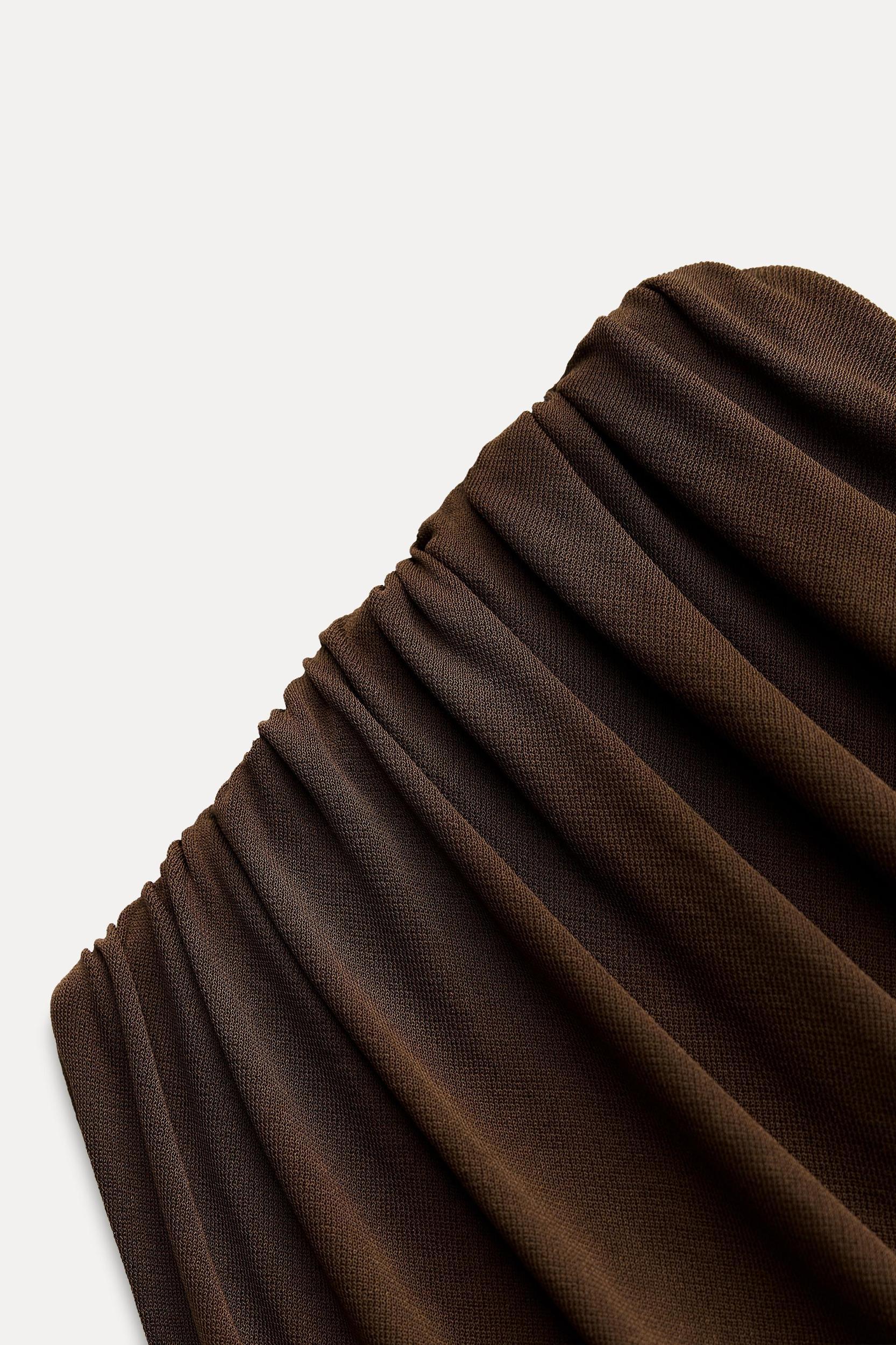 DRAPED ASYMMETRIC DRESS ZW COLLECTION Product Image