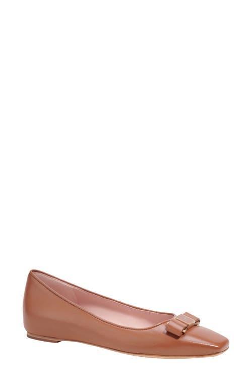 Ferragamo Womens Joelle Denim Ballet Flats Product Image