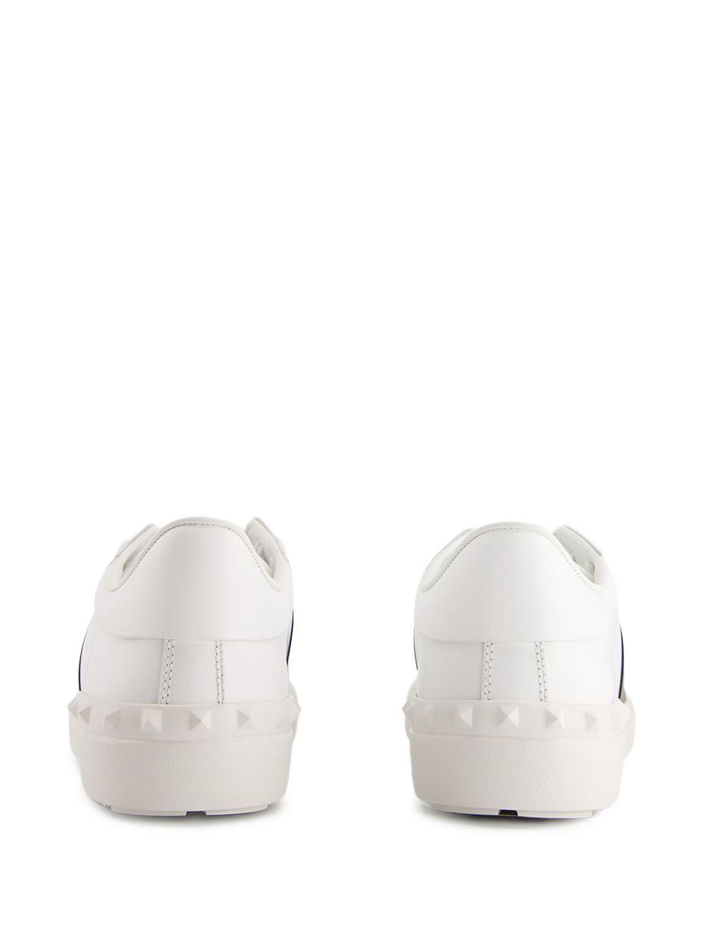Open leather sneakers Product Image