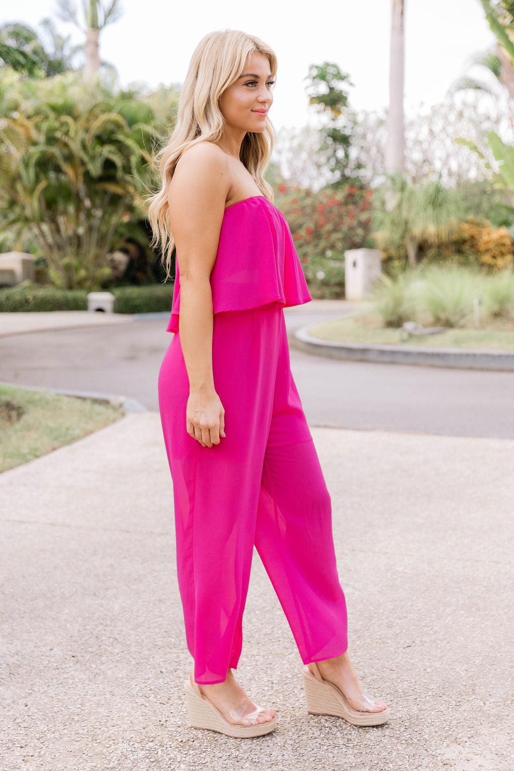 Something To Dream About Magenta Pants FINAL SALE Product Image
