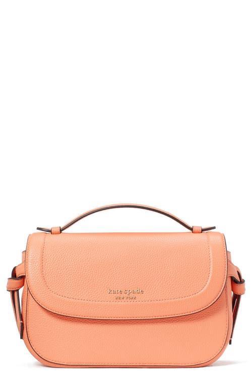 Womens Knott Pebbled Leather Top Handle Bag Product Image