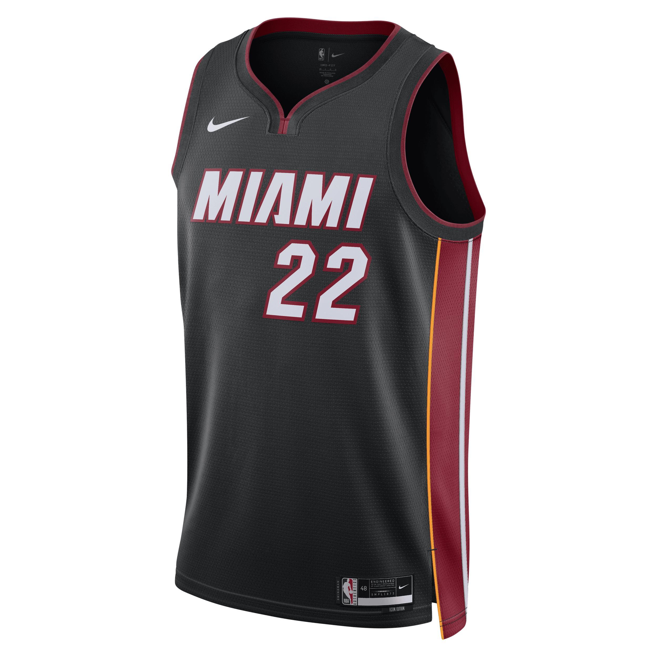 Miami Heat Icon Edition 2022/23 Men's Nike Dri-FIT NBA Swingman Jersey Product Image