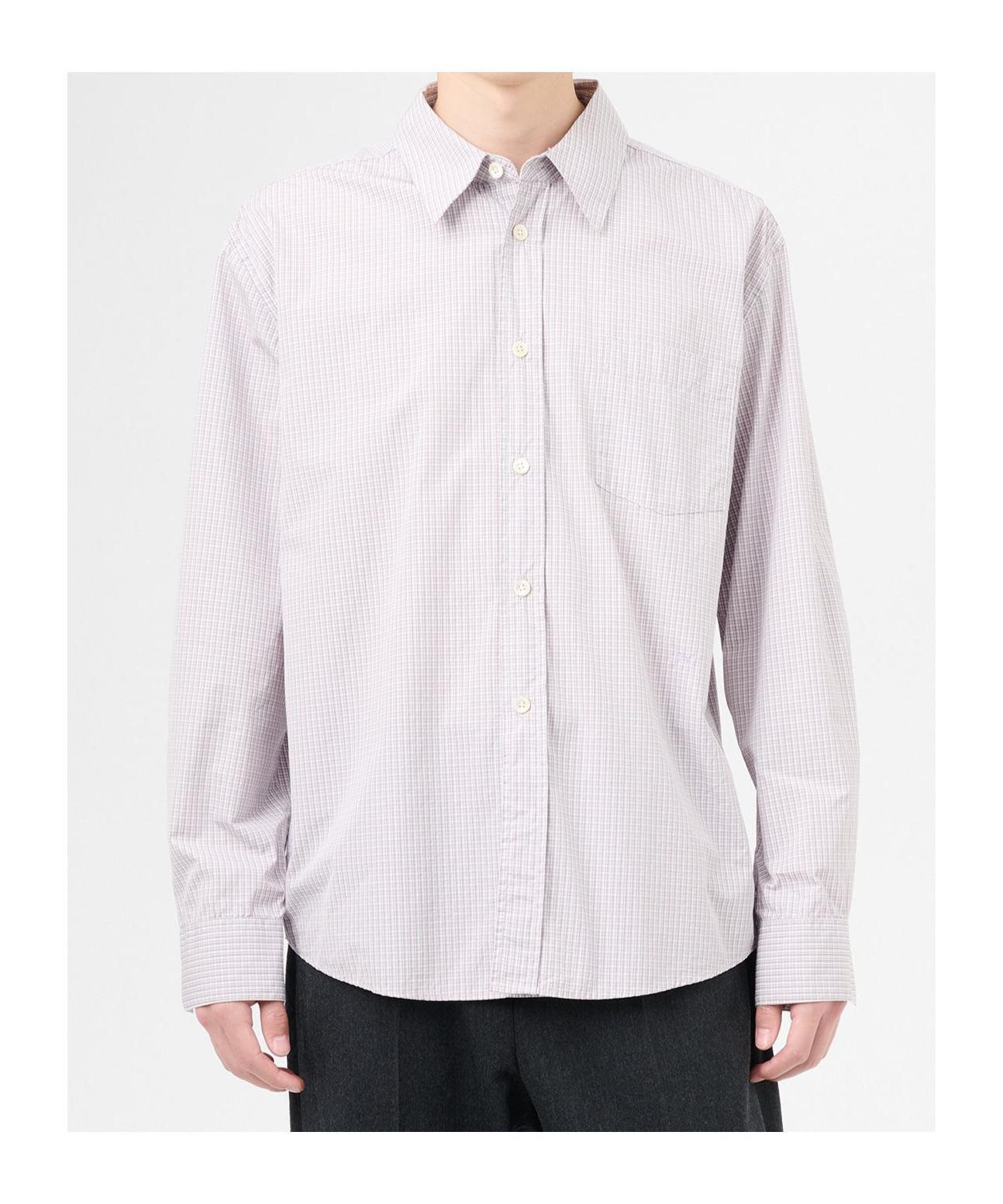 OUR LEGACY Lapel Long-sleeved Shirt In White Product Image