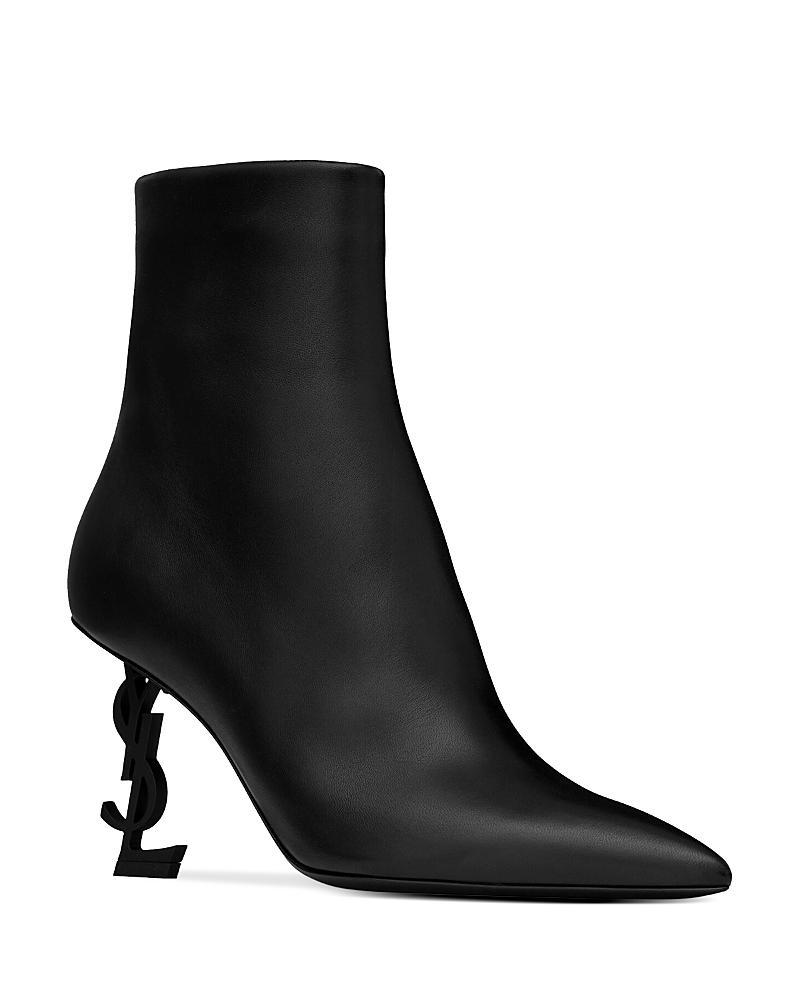 Saint Laurent Womens Opyum Booties in Leather Product Image