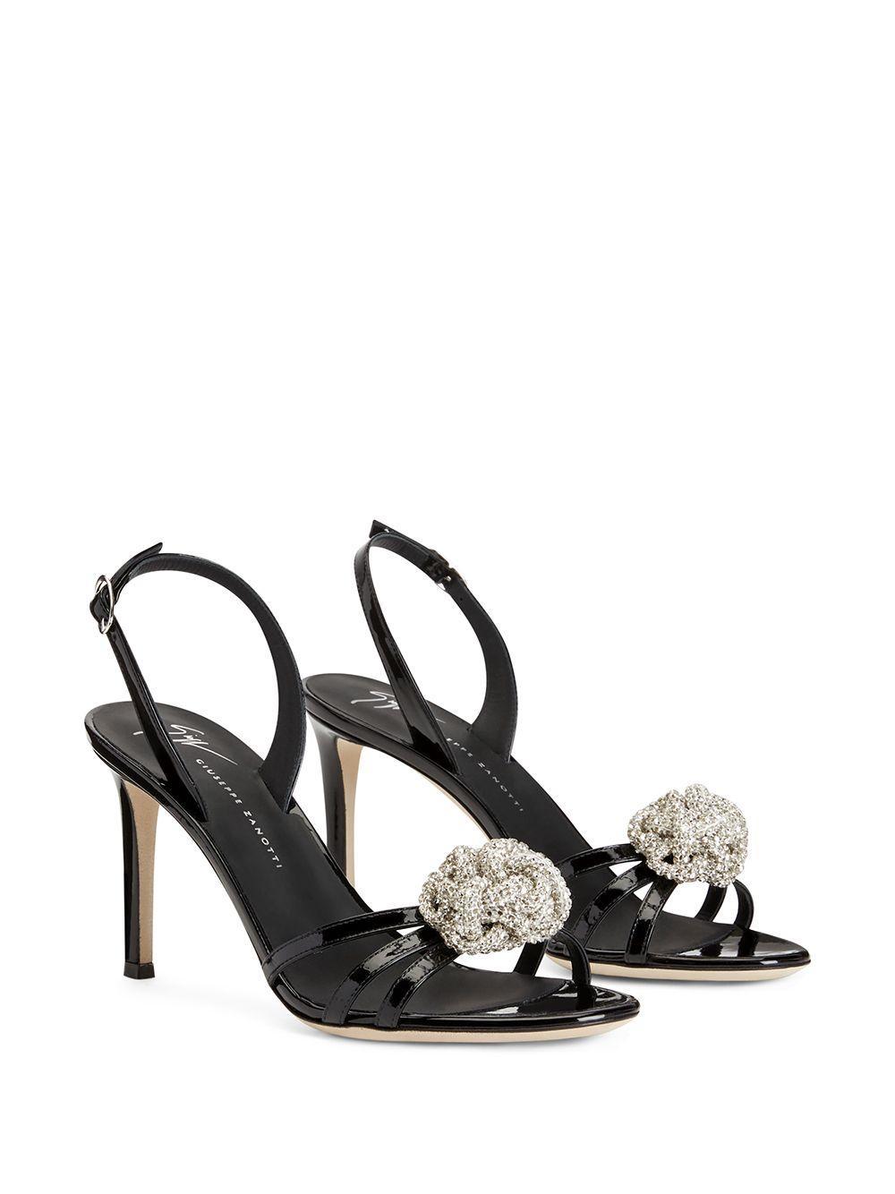 crystal-embellished stiletto sandals Product Image