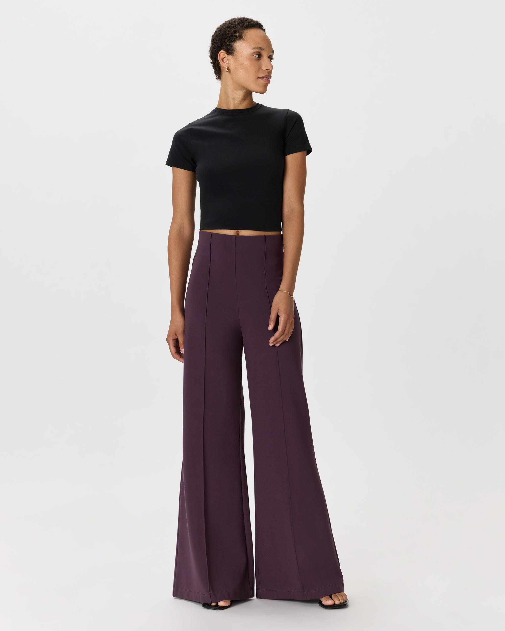Quince | Women's Ultra-Stretch Ponte Super Wide Leg Pants Size XS, Rayon Product Image