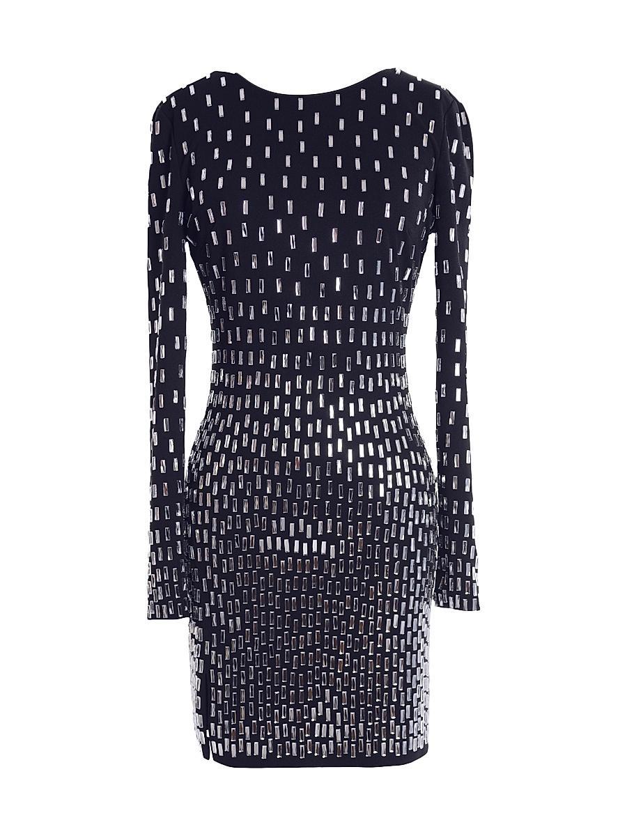 Womens Nathalia Sequin-Embellished Minidress Product Image