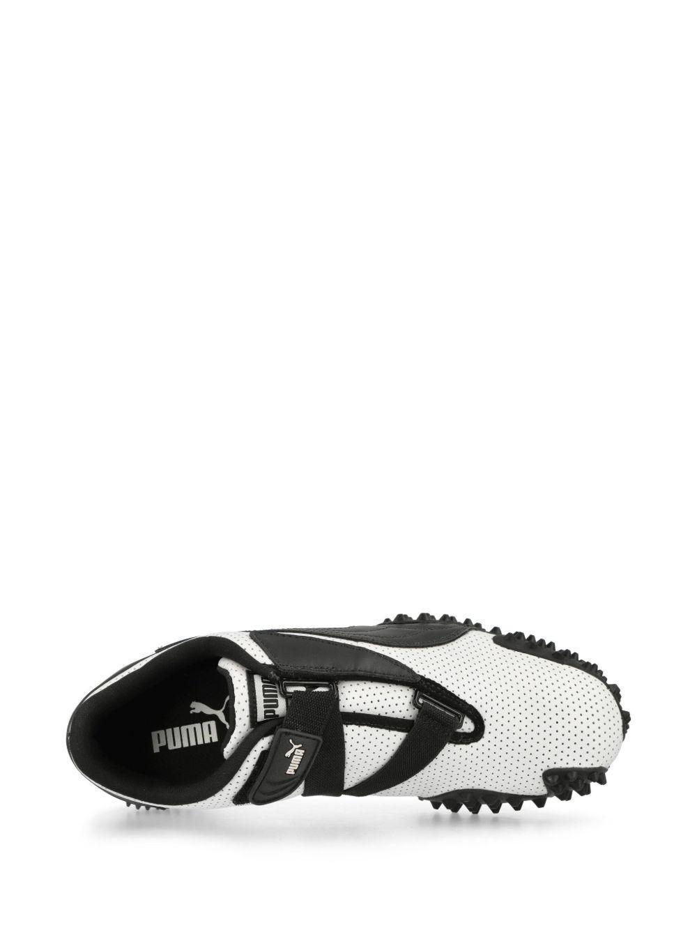 Mostro "Perforated Leather - White / Black" Product Image