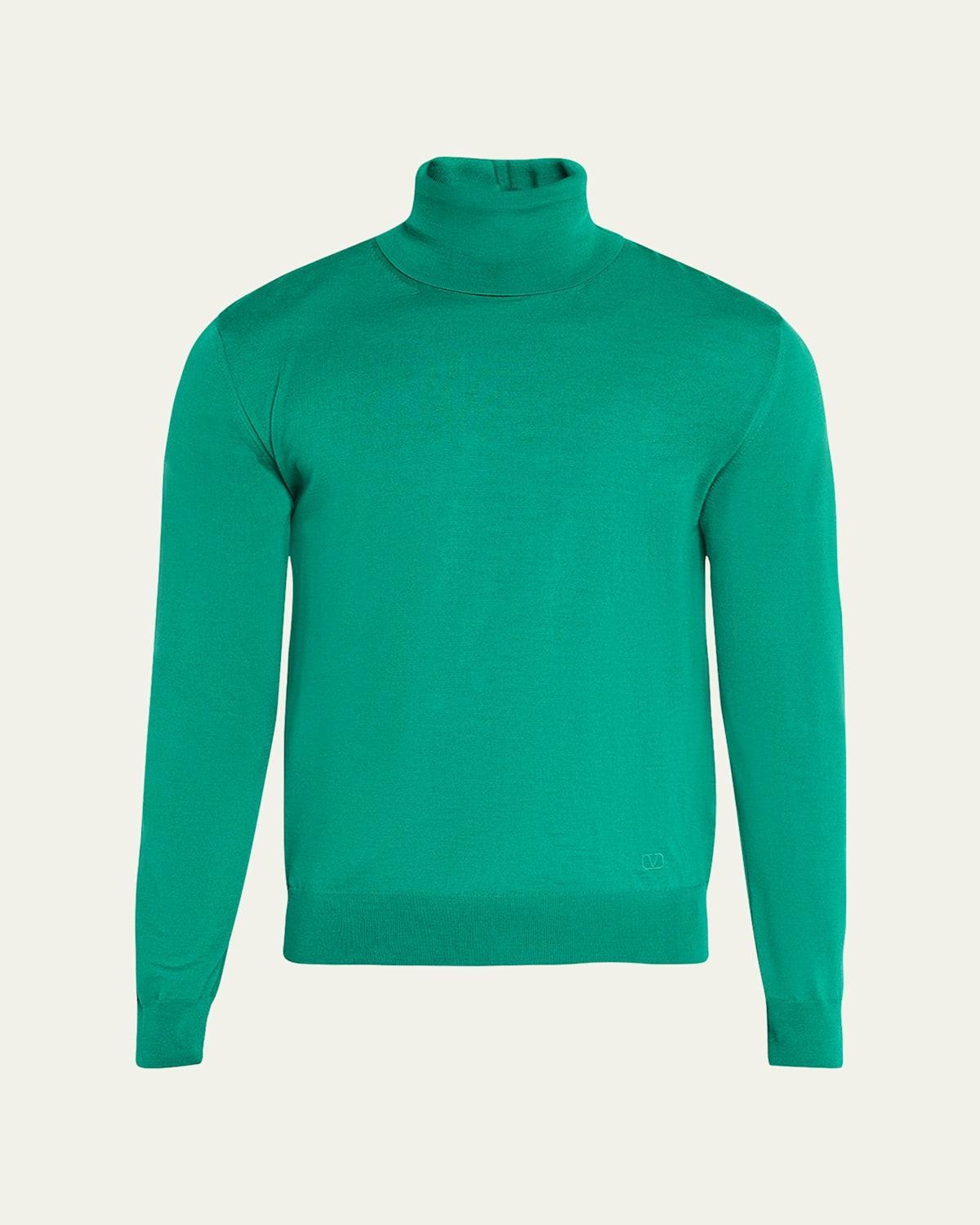 Mens Wool Turtleneck Sweater Product Image
