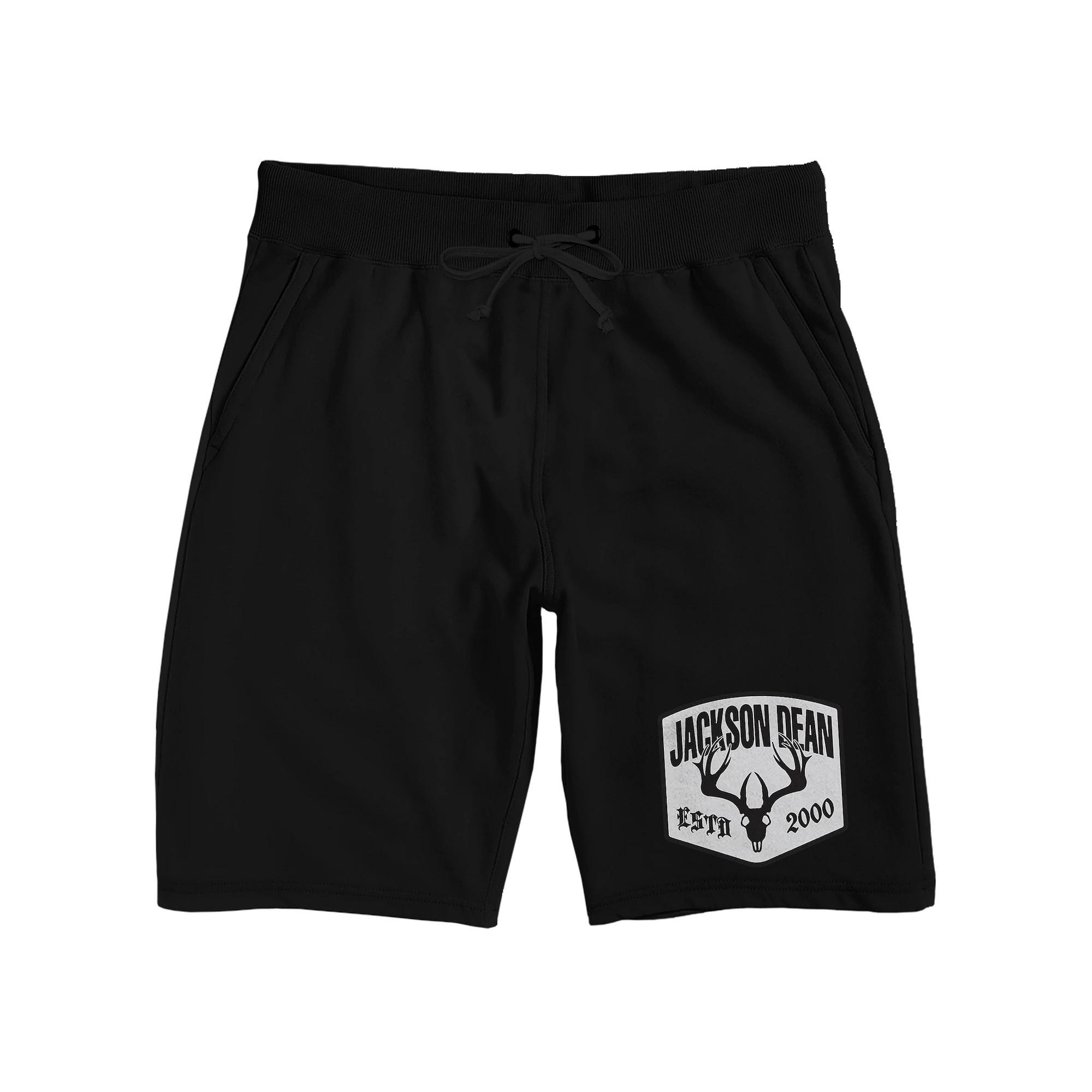 Men's Jackson Dean Moose 9-in. Sleep Shorts, Size: XXL, Black Product Image