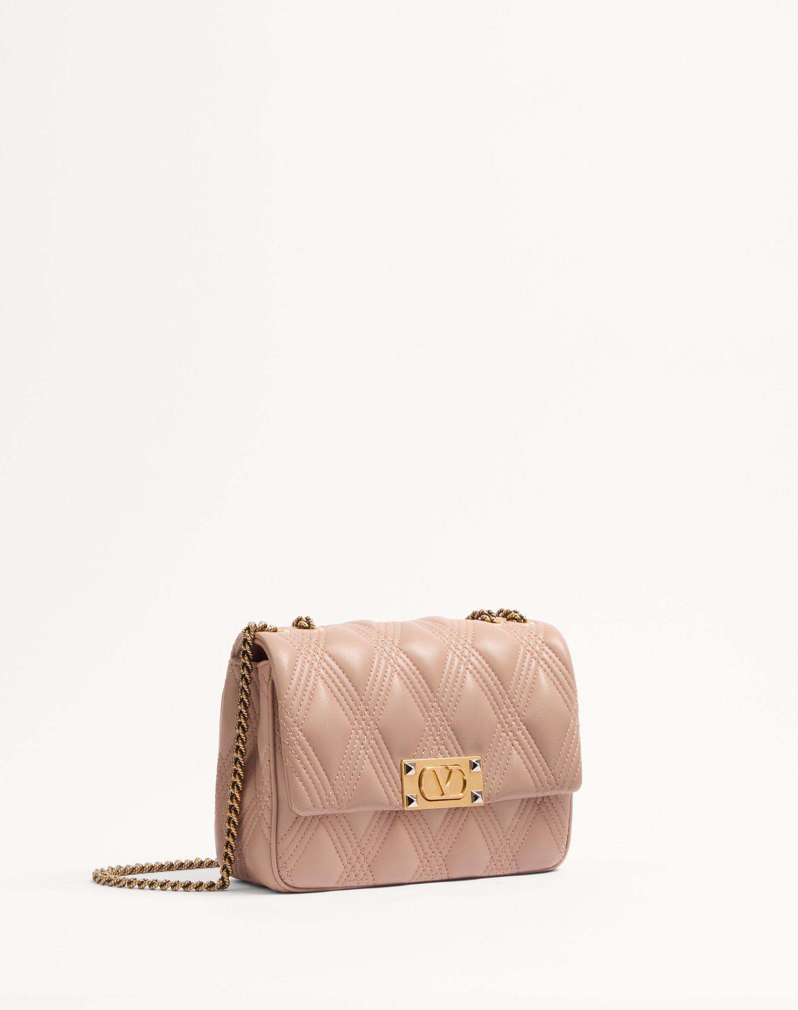 Valentino Garavani Quiltie 67 Medium Shoulder Bag In Quilted Nappa Leather Product Image