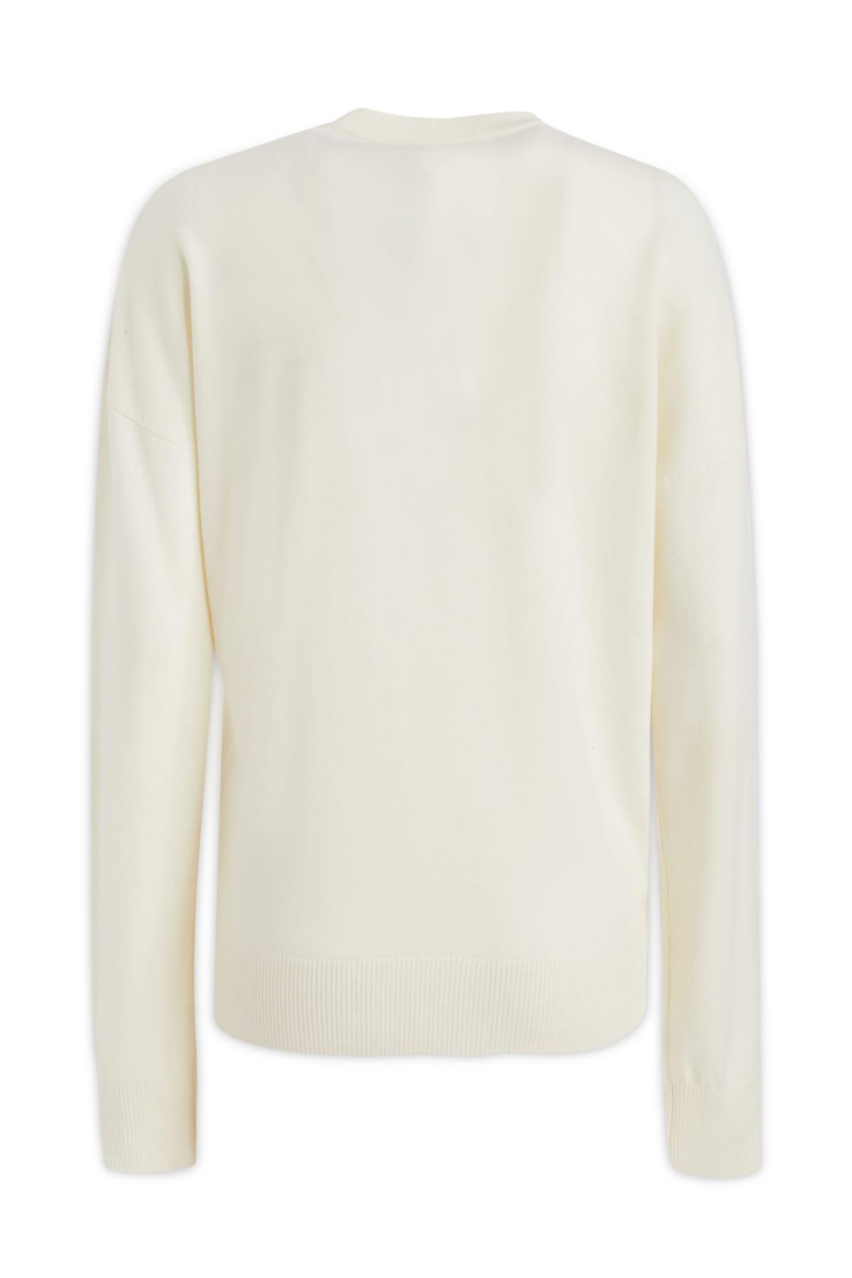 JW ANDERSON Logo Intarsia Knit Crenweck Jumper In 002 Product Image