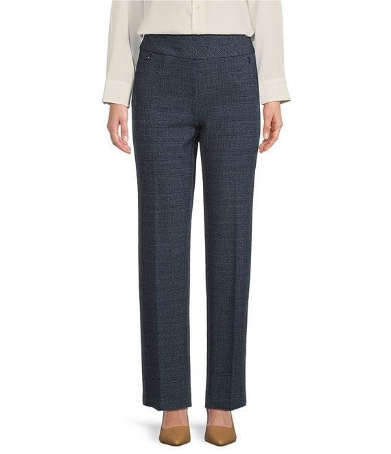 Investments the PARK AVE fit Stretch Front Pocketed Tummy Control Straight Leg Pants Product Image