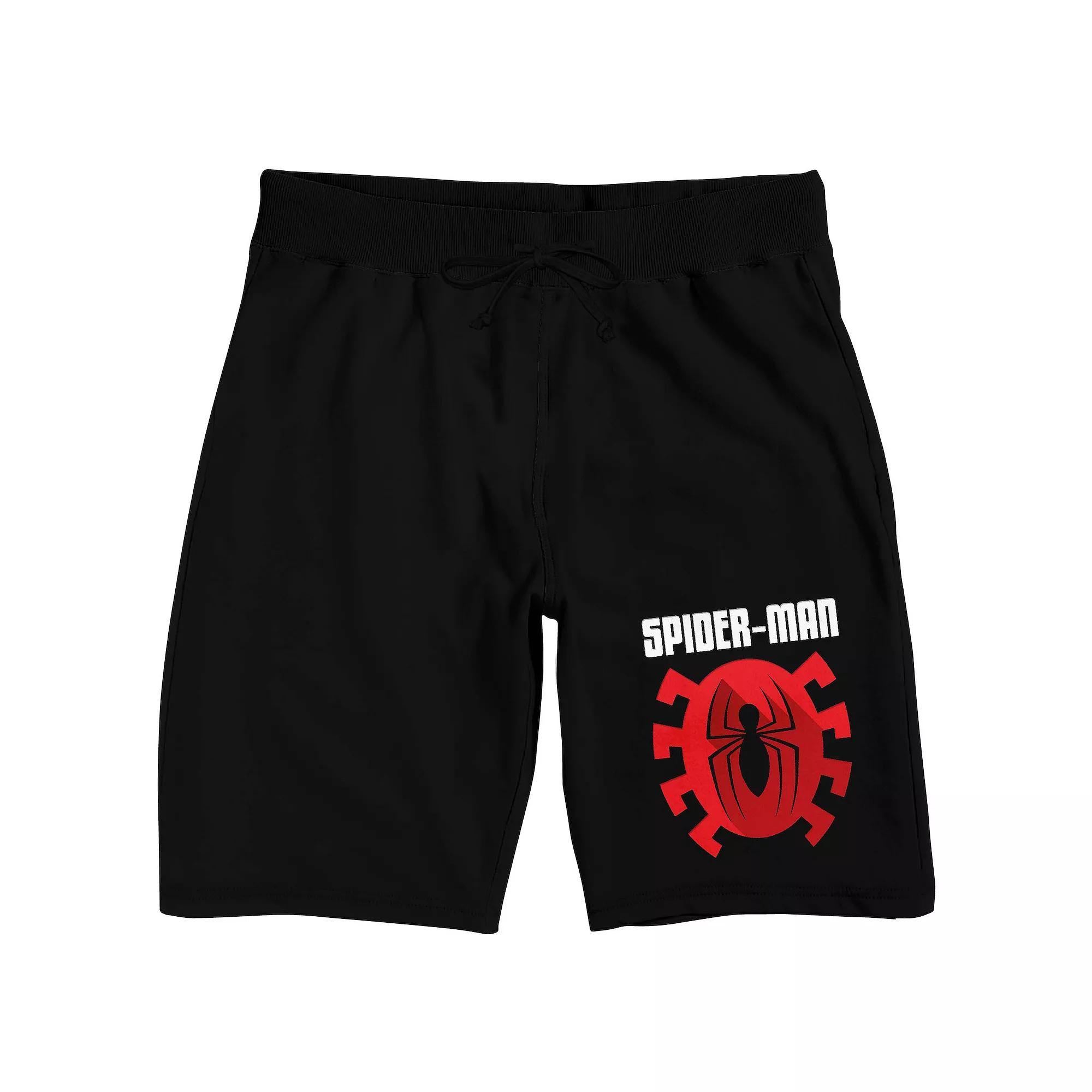 Mens Marvel Spider-Man Emblem Classic Sleep Shorts Product Image