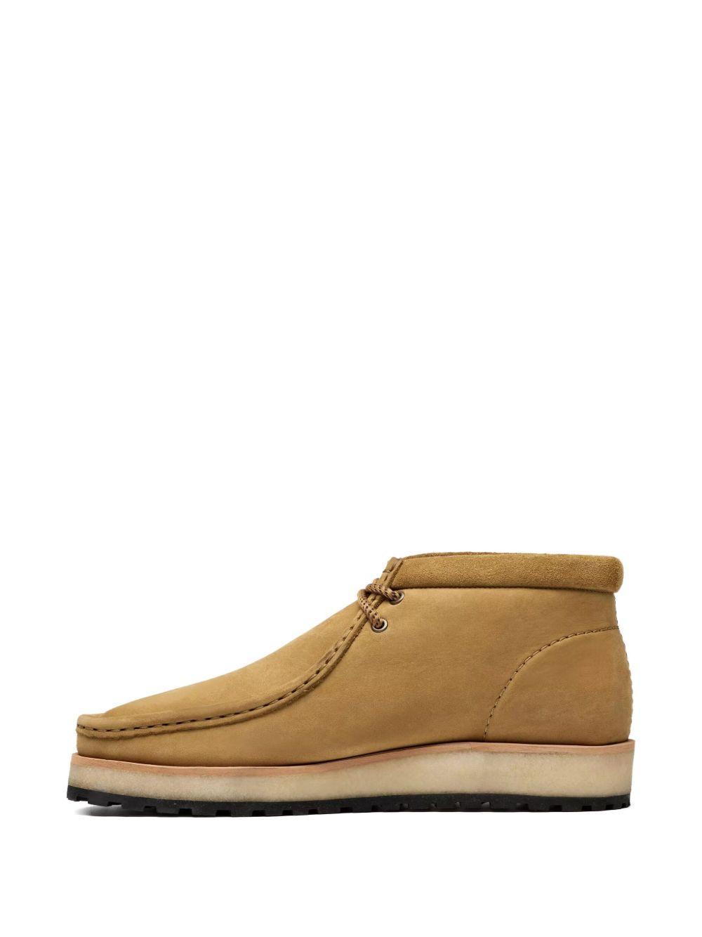 suede lace-up boots Product Image