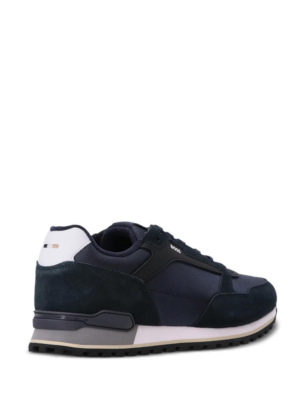 suede-trimmed mesh sneakers Product Image