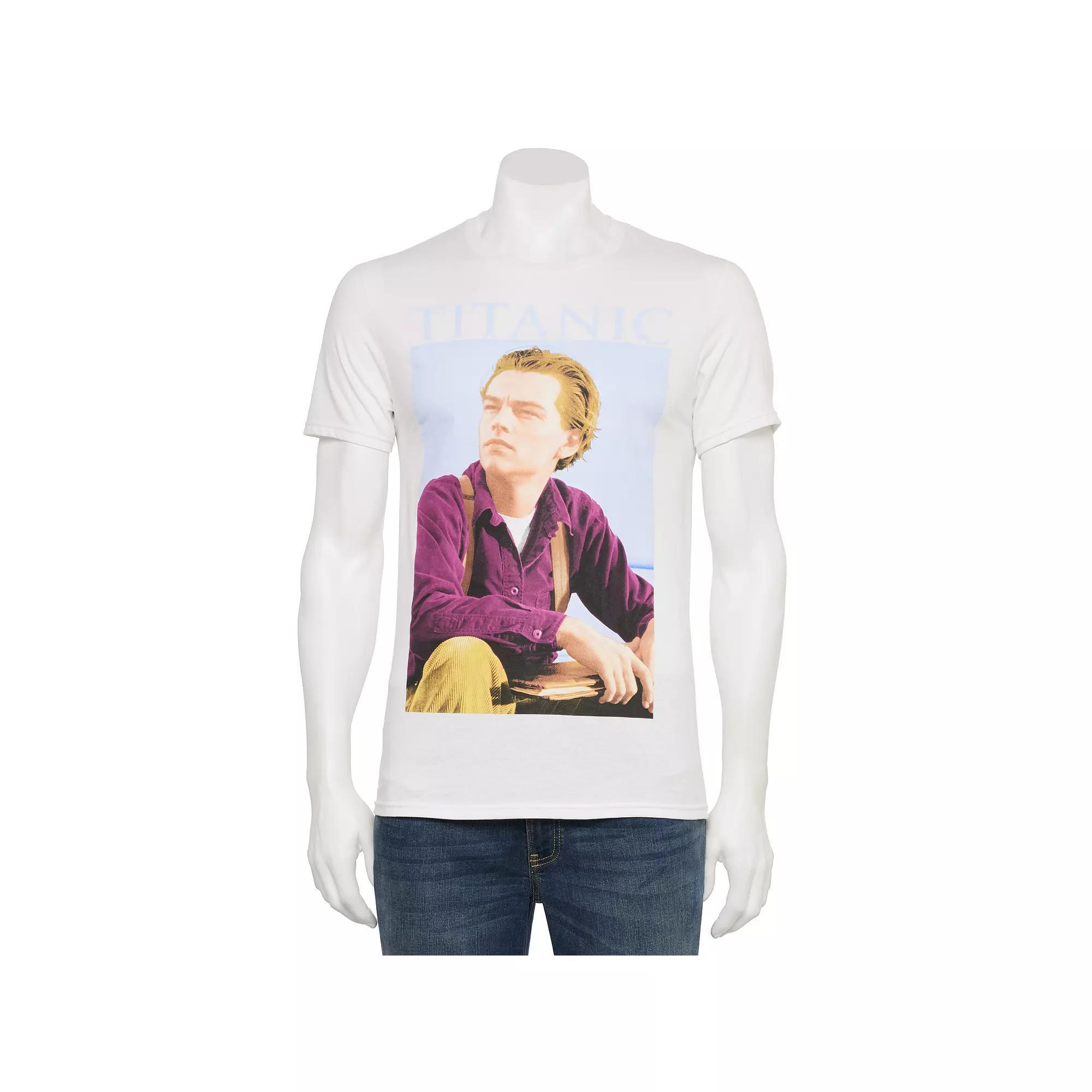 Men's Leo Square Titanic Graphic Tee, Size: Small, White Product Image