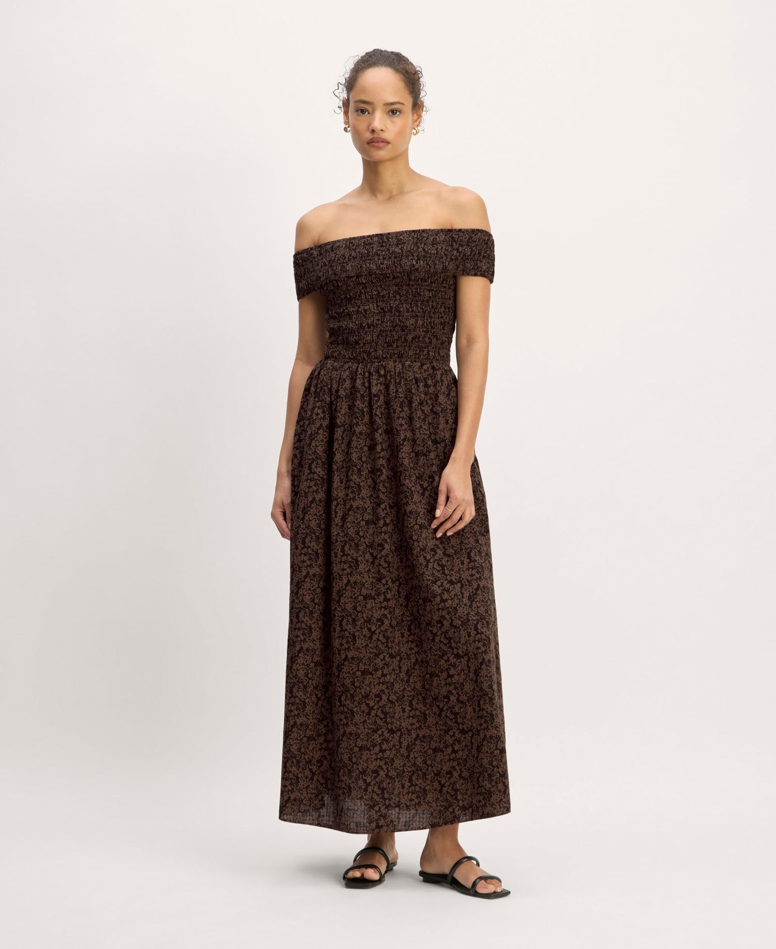 Womens Gauze Off-the-Shoulder Dress by Everlane Product Image