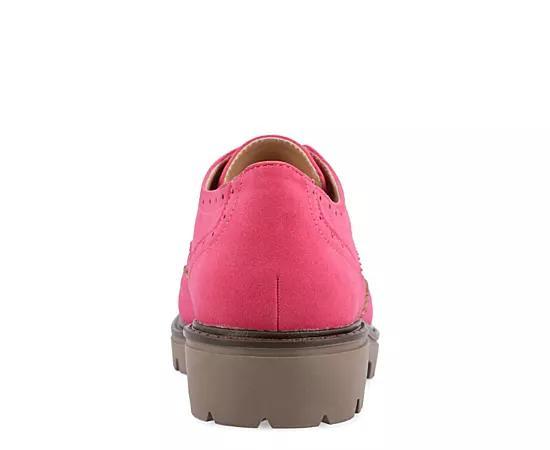 Journee Claudiya Tru Comfort Foam Womens Oxford Shoes Brown Product Image