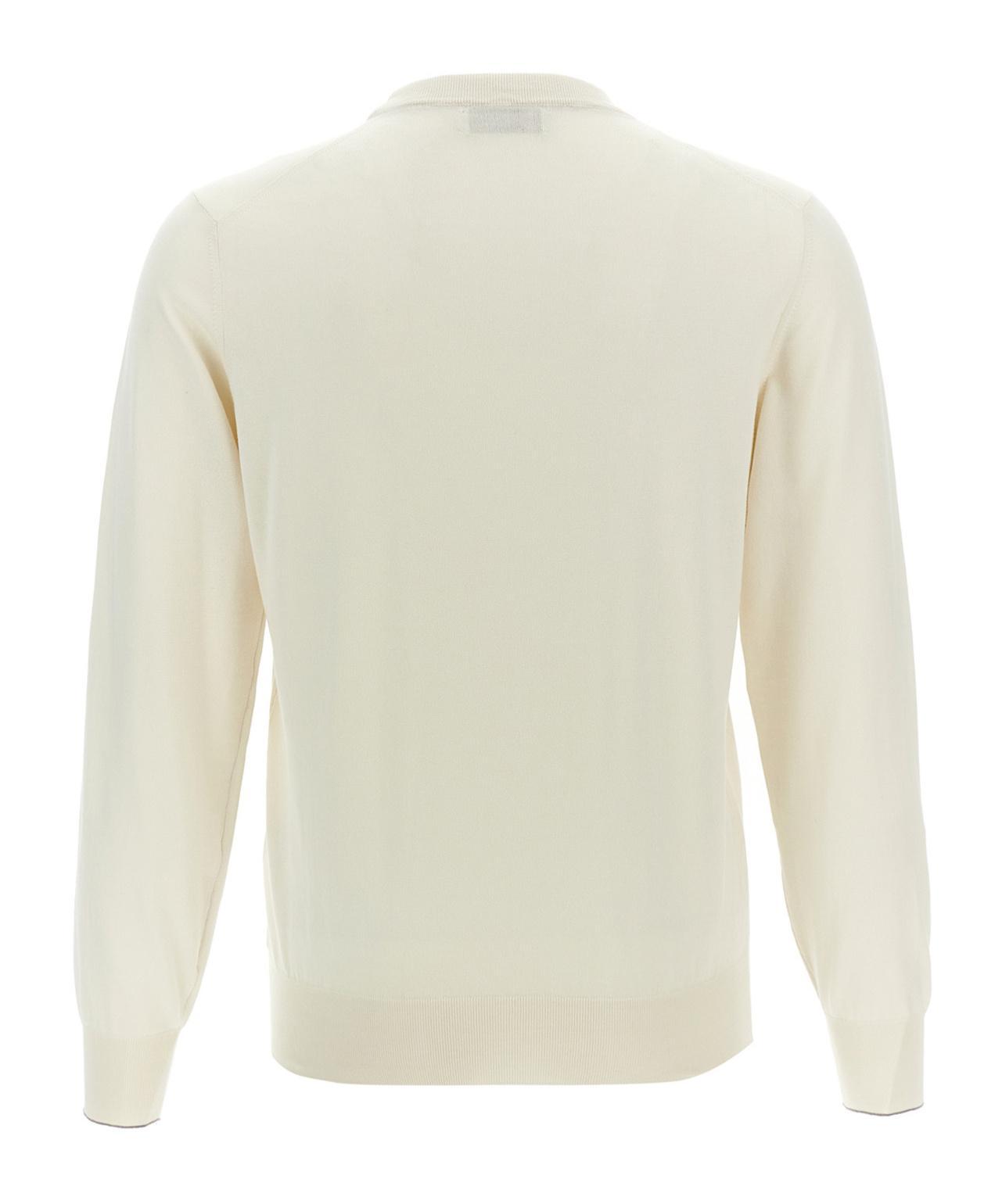 BRUNELLO CUCINELLI Long-sleeved Sweater In White Product Image