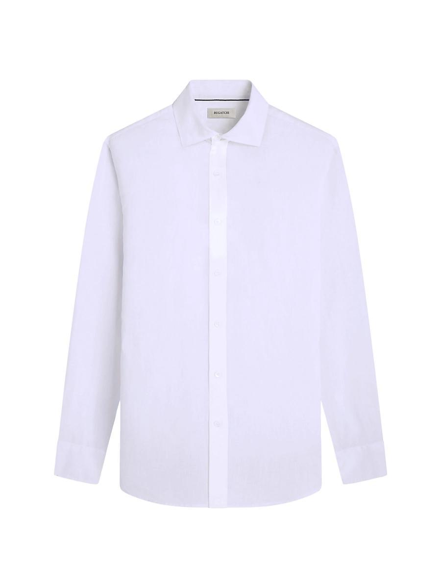 Mens Axel Linen Button-Front Shirt Product Image