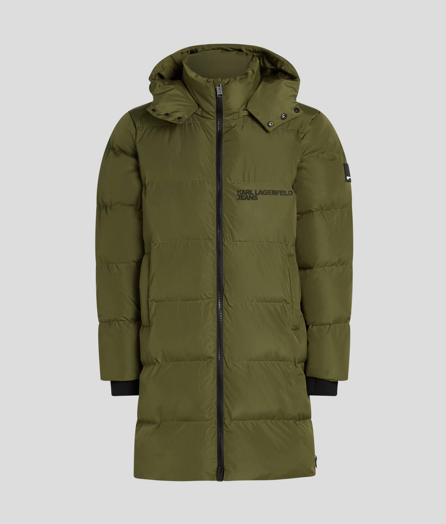 KLJ HOODED LONGLINE PUFFER COAT Product Image