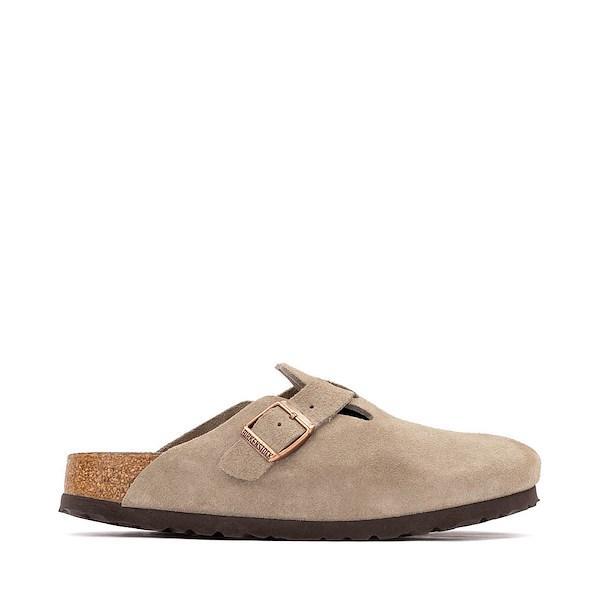 Birkenstock Mens Boston Suede Slide-On Soft Footbed Clogs Product Image