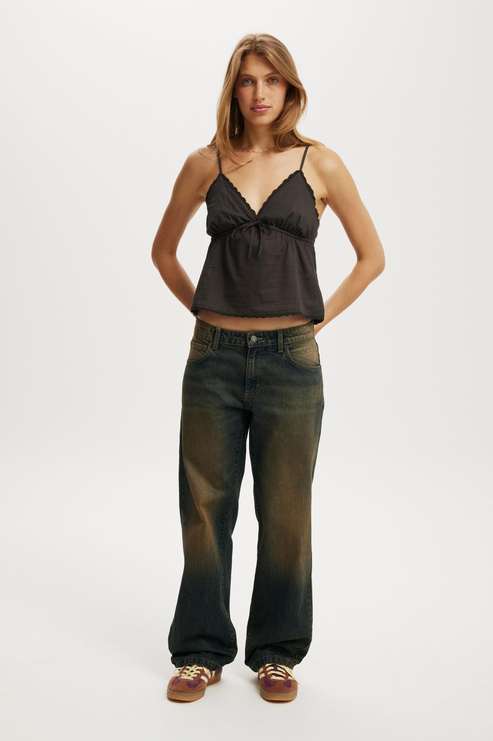 Low Rise Straight Jean Product Image