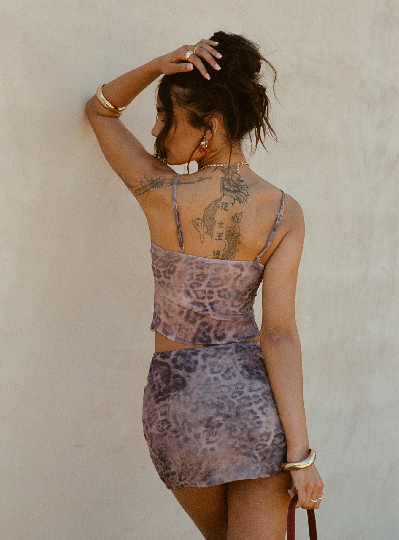 Eustacia Mini Skirt Leopard Product Image
