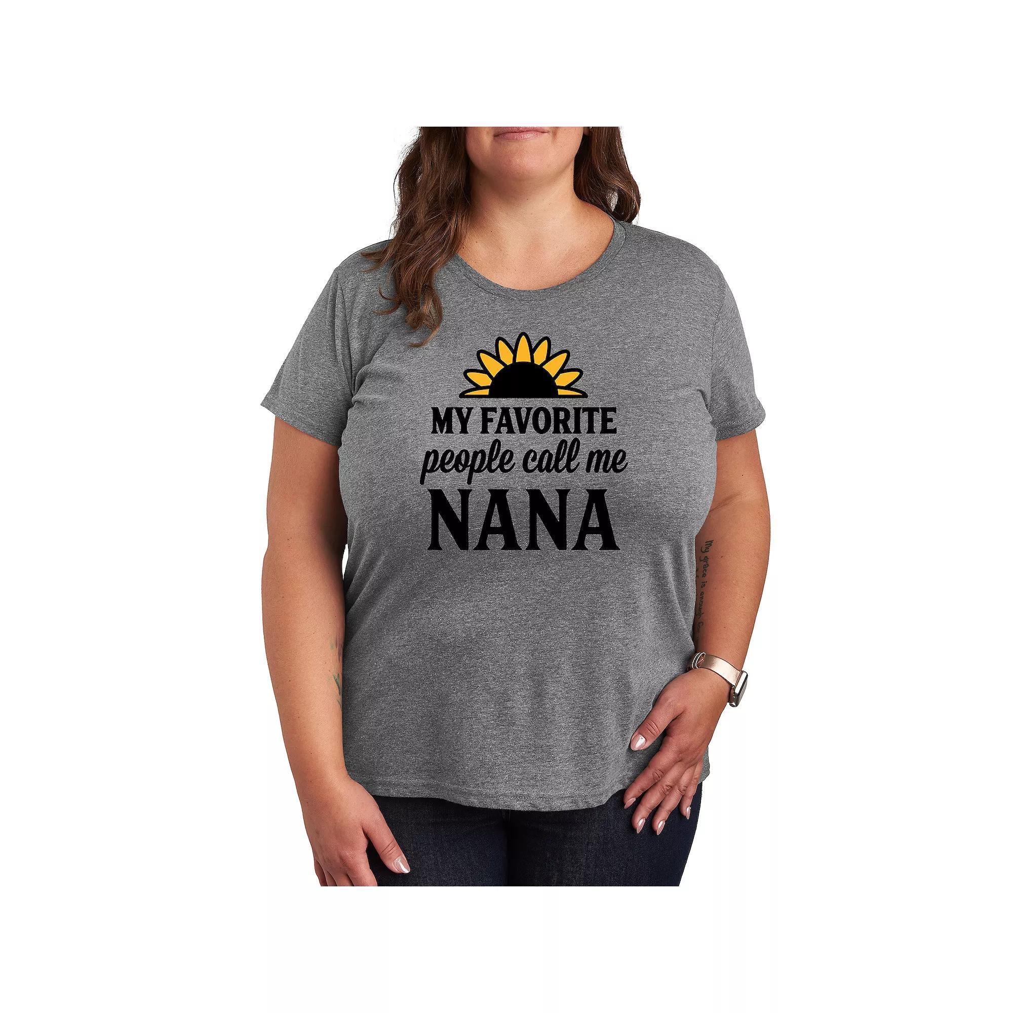 Plus Favorite People Memaw Graphic Tee, Womens Product Image