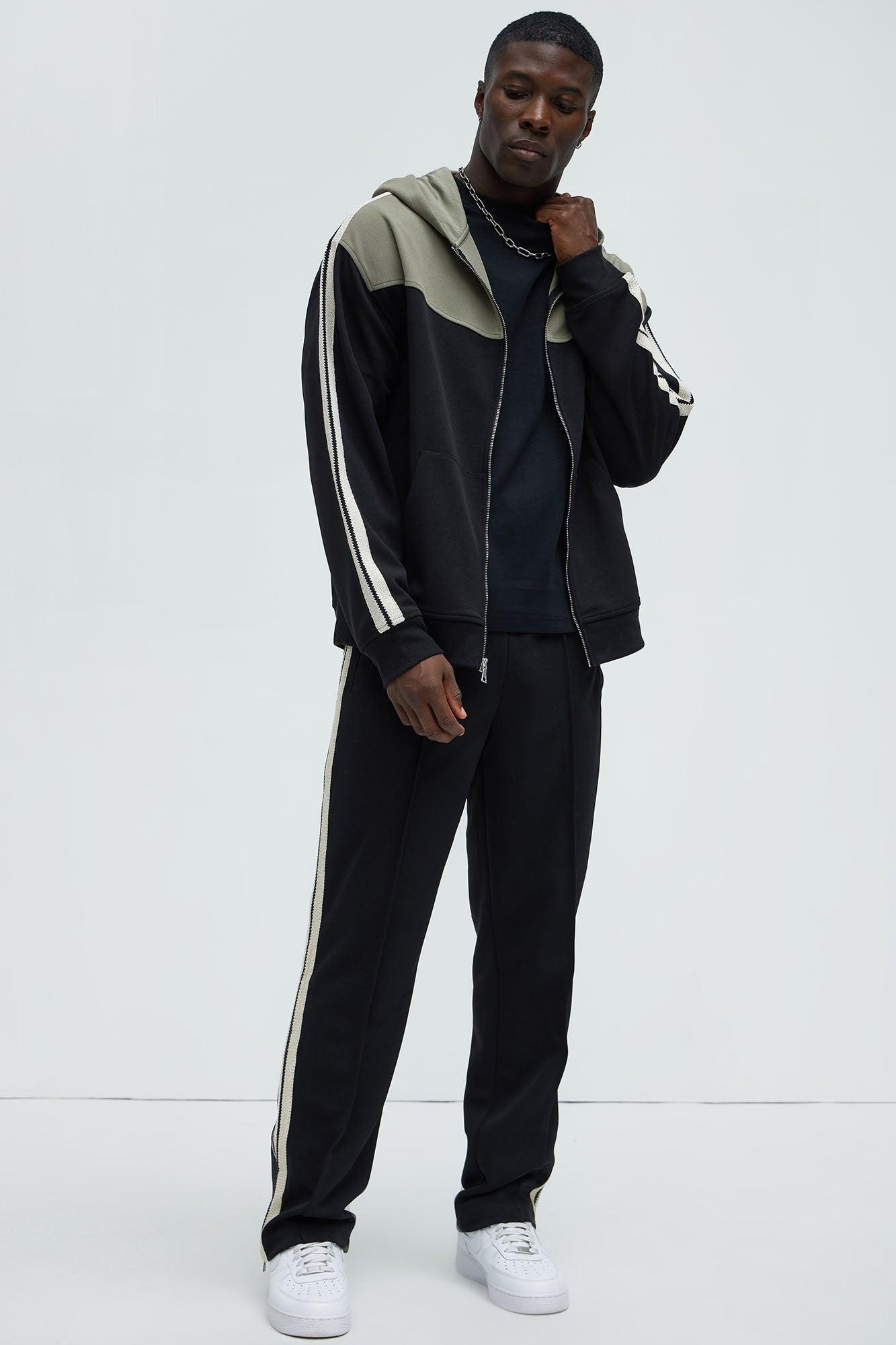 Dennis Zip Up Hoodie - Black/combo Product Image