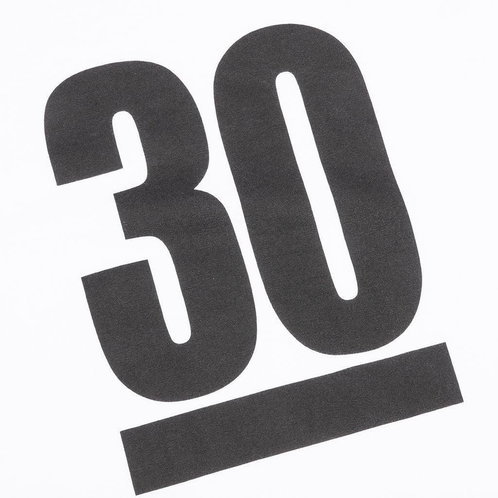 30th Anniversary S/S T-Shirt - White Male Product Image