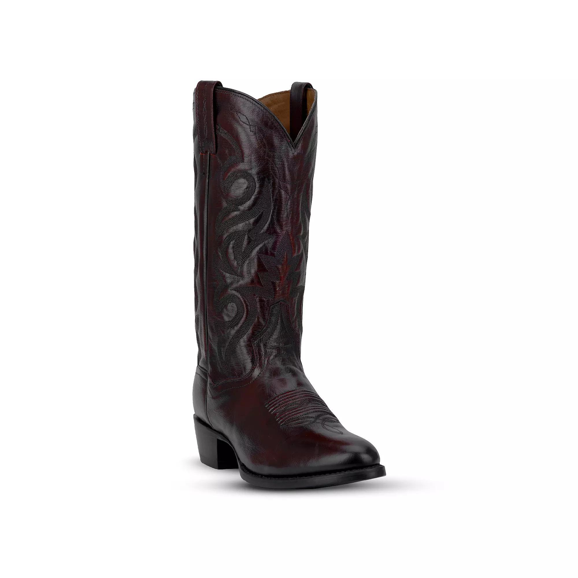 Dan Post Milwaukee Men's Cowboy Boots, Size: 11.5 Wide, Black Red Product Image