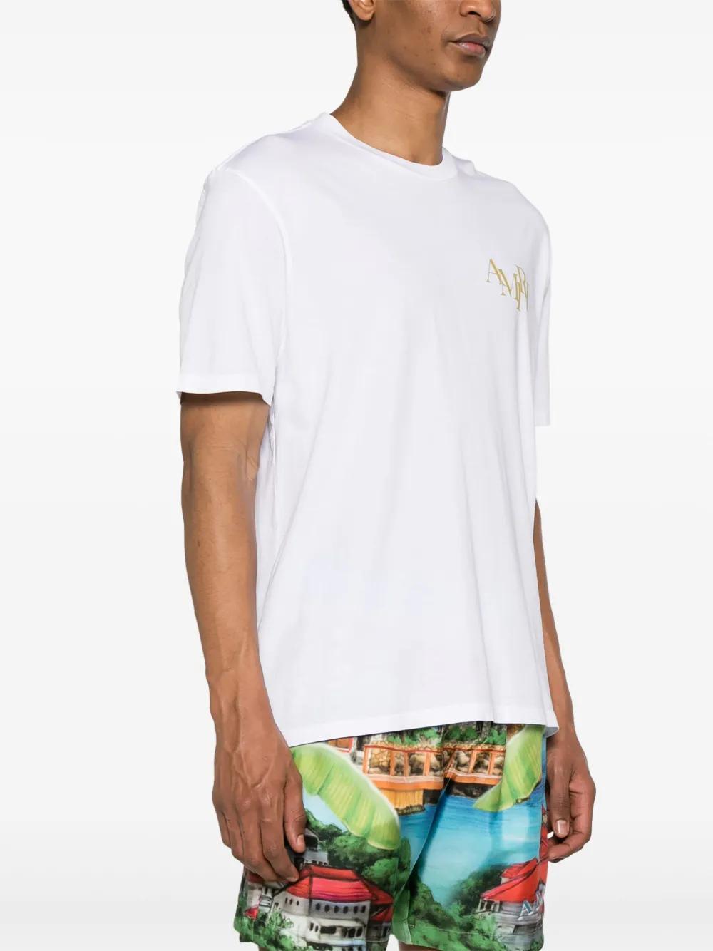 Champagne cotton T-shirt Product Image