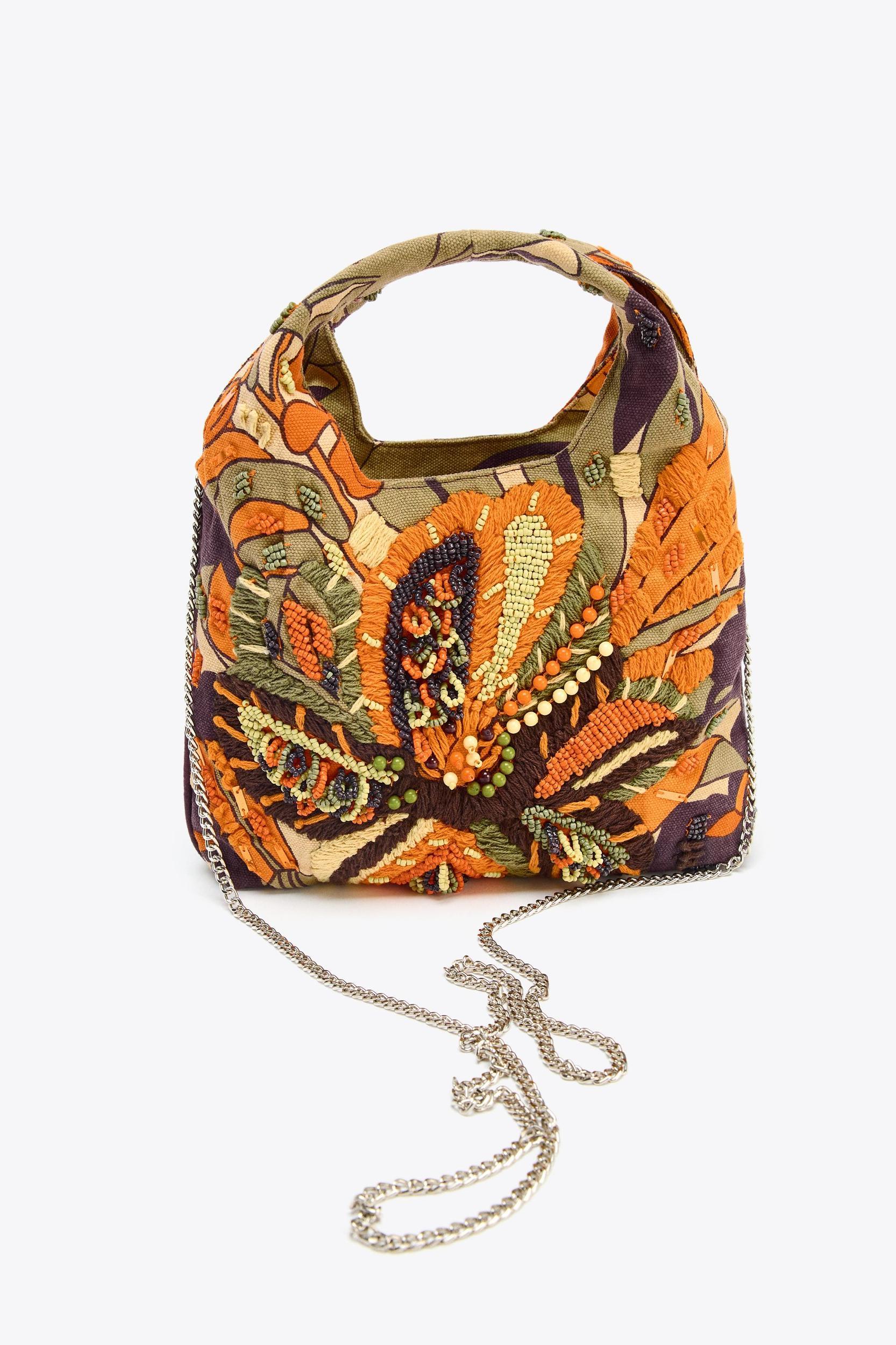 MULTICOLOR BEADED BAG Product Image