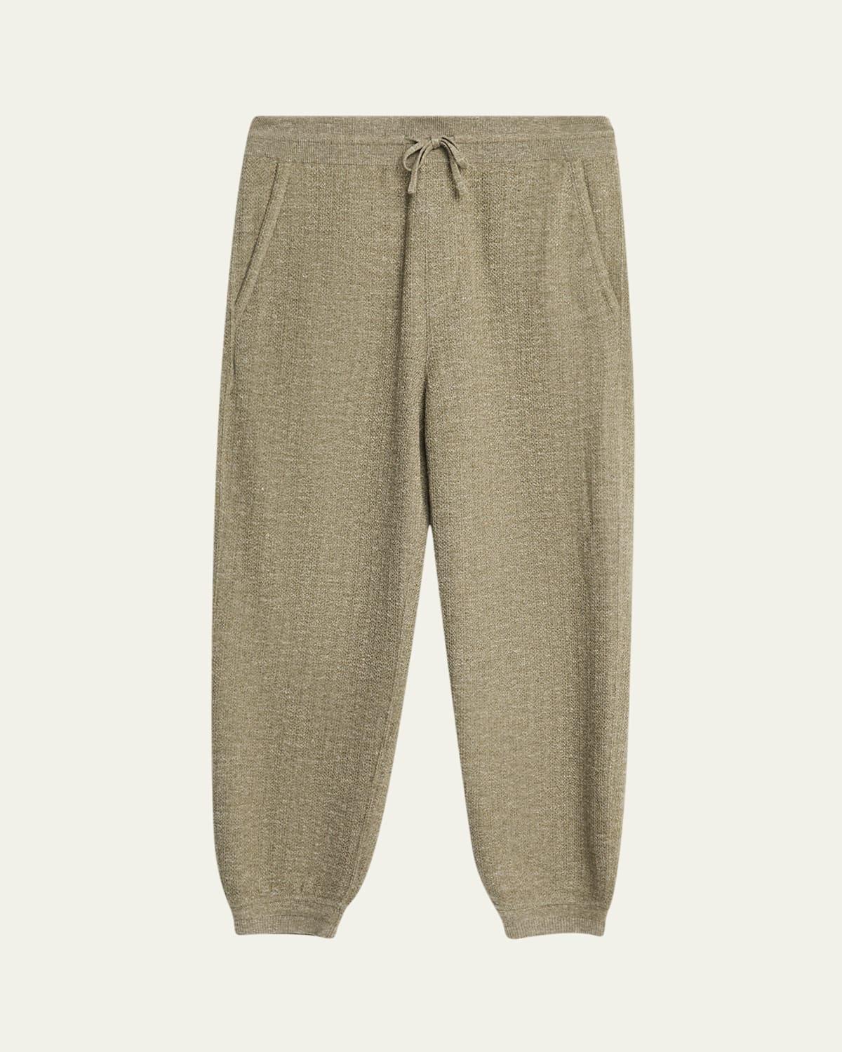 Mens Cellina Mouline Relaxed-Fit Drawstring Pants Product Image