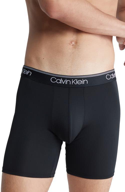 Mens Calvin Klein 3-Pack Microfiber Stretch Boxer Briefs Product Image