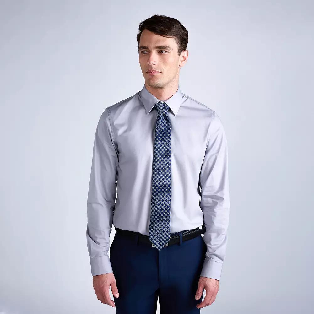 Mens Haggar Premium Comfort Slim Fit Dress Shirt Product Image