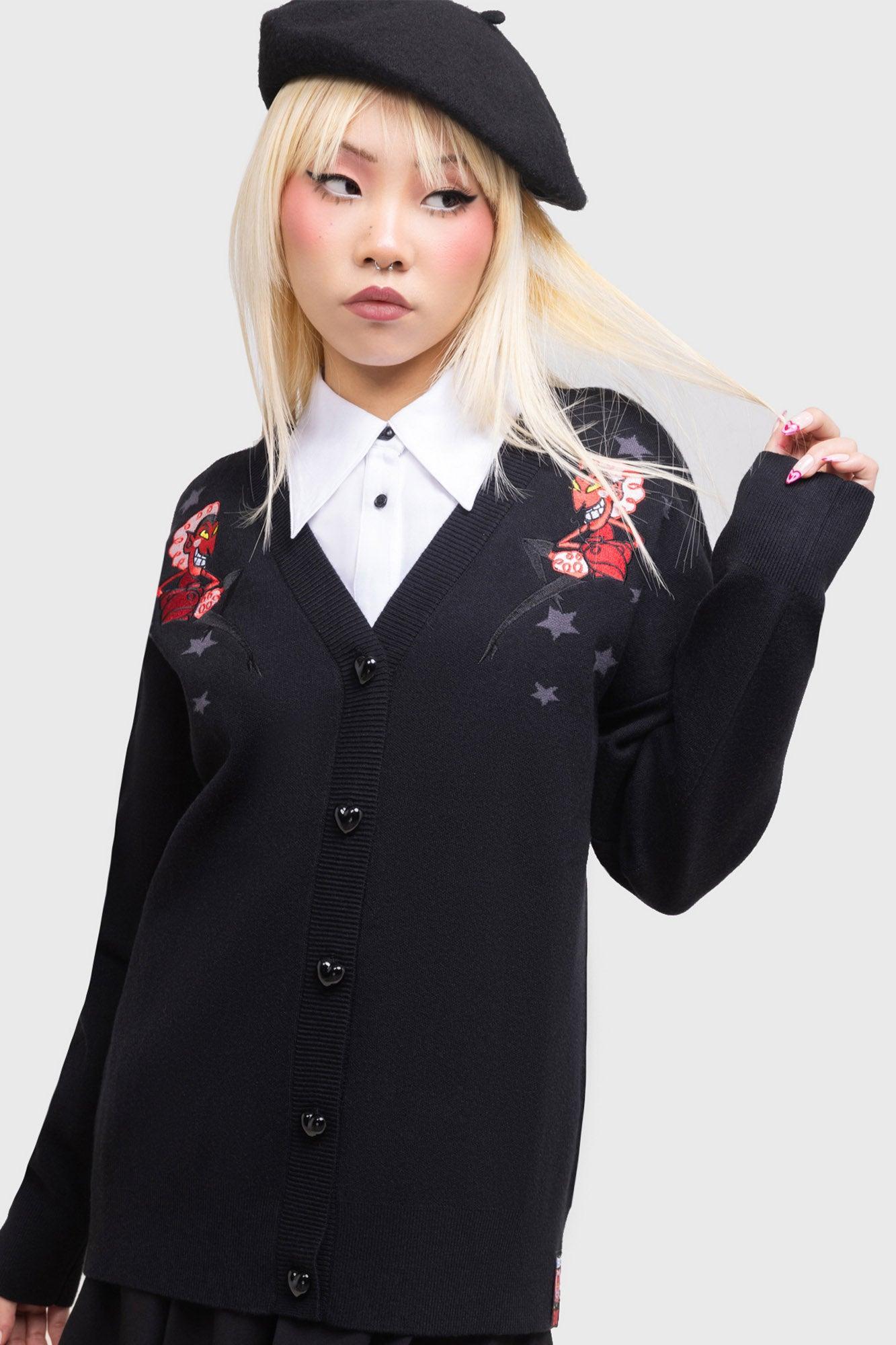 Splendidly Evil Cardigan Female Product Image