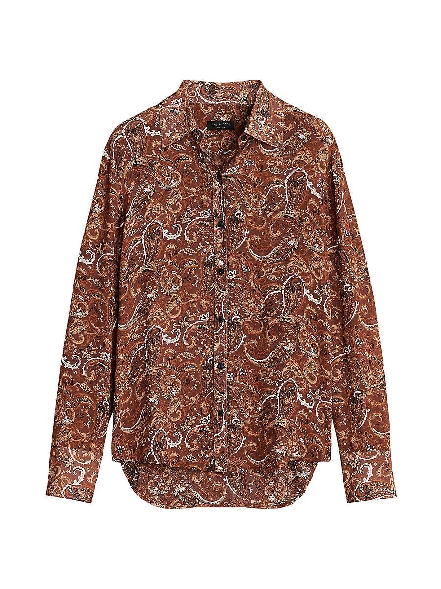 Womens Antonia Paisley Shirt Product Image