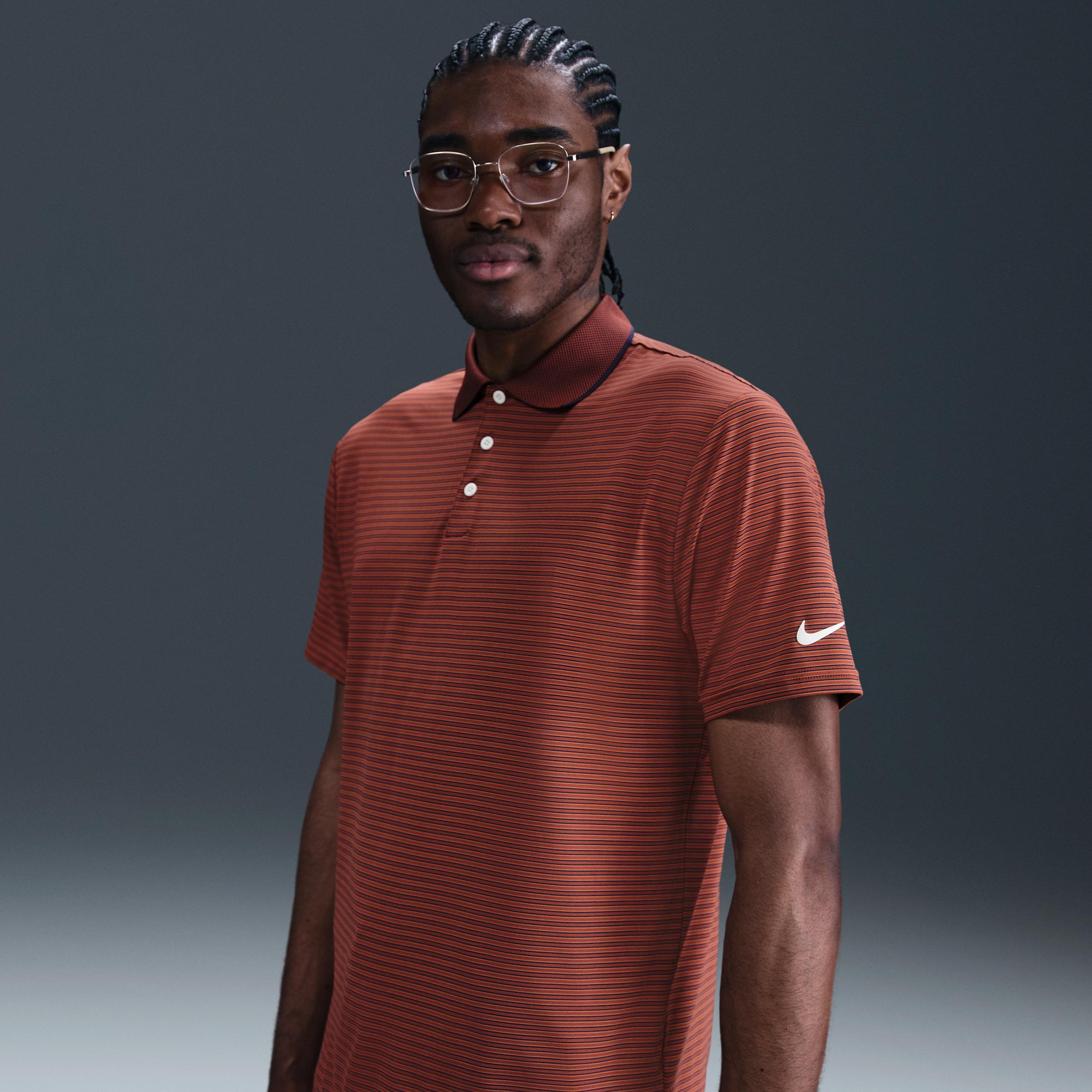Nike Men's Tour Dri-FIT Striped Golf Polo Product Image
