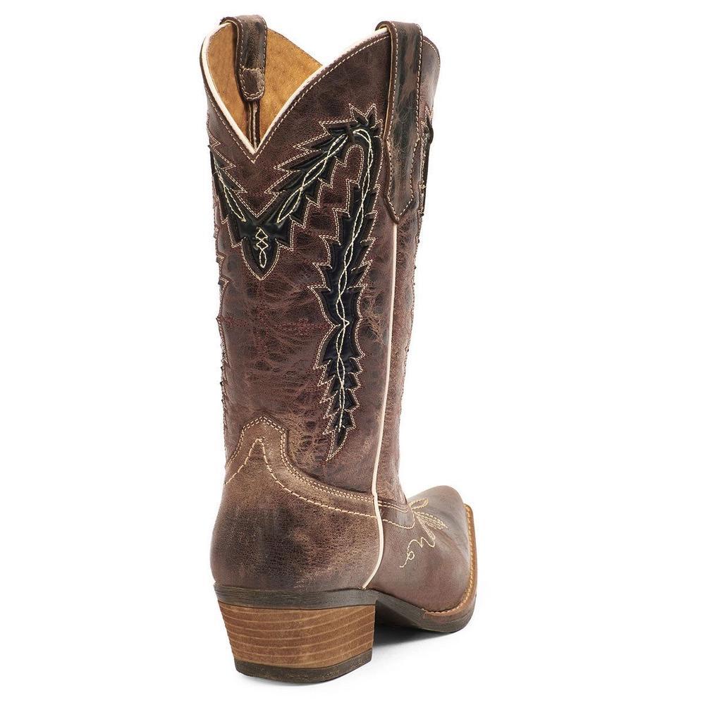 Women's Cowgirl Leather Boots By Forastero FOR84641 Product Image