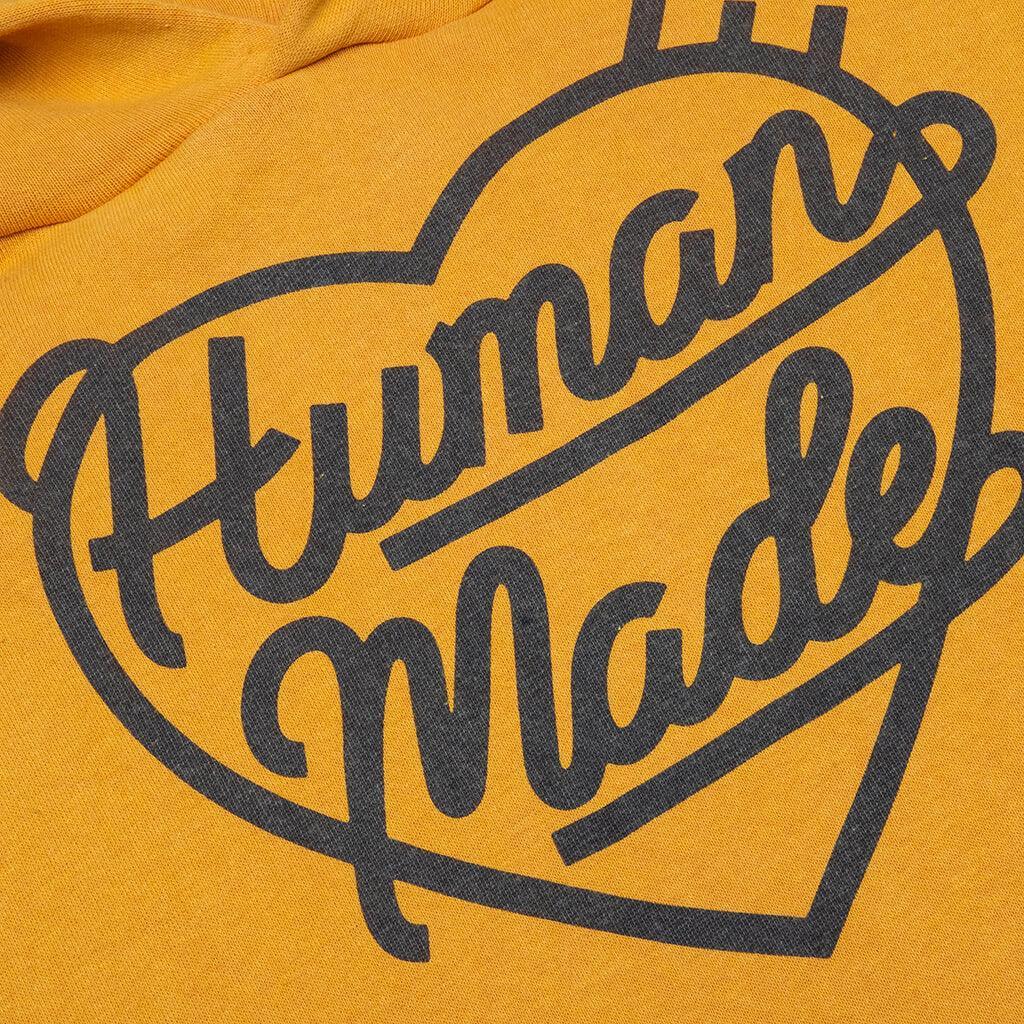 Heart Tsuriami Hoodie - Yellow Male Product Image