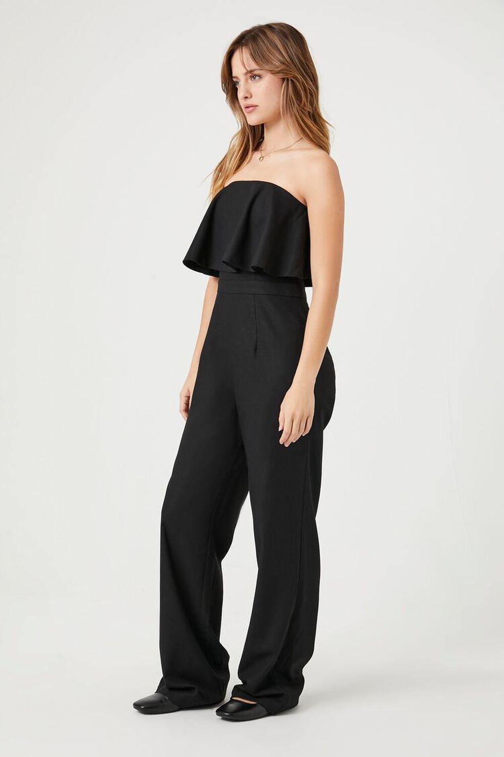 Flounce Wide-Leg Tube Jumpsuit | Forever 21 Product Image