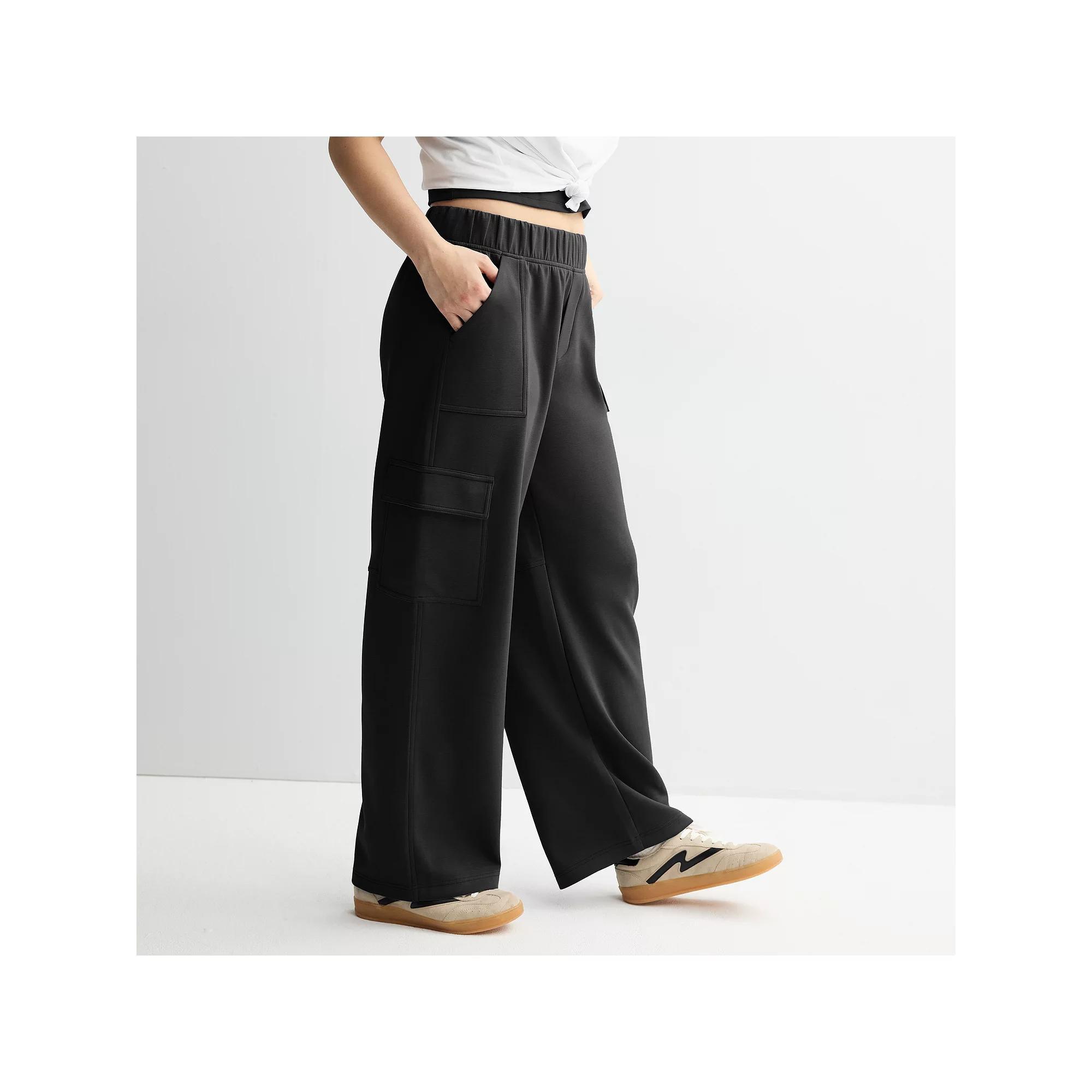 Women's FLX Solace Cargo Pants, Size: XXL Short, Mineral Black Product Image