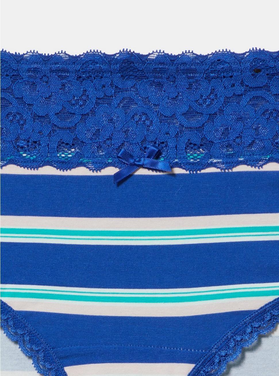 Mid-Rise Hipster Lace Trim Panty Product Image