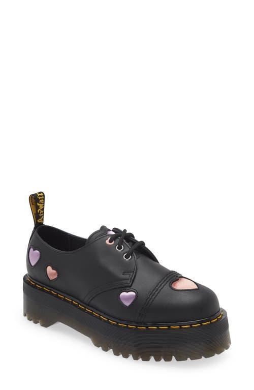 1461 Leather Heart Platform Shoes Product Image