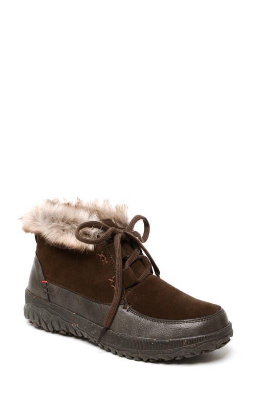 Minnetonka Womens Tinley Lace-up Suede Ankle Boots Product Image